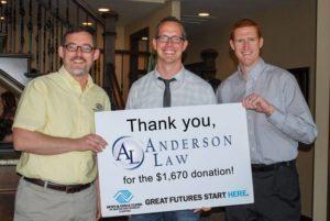 Boys and Girls Club donation